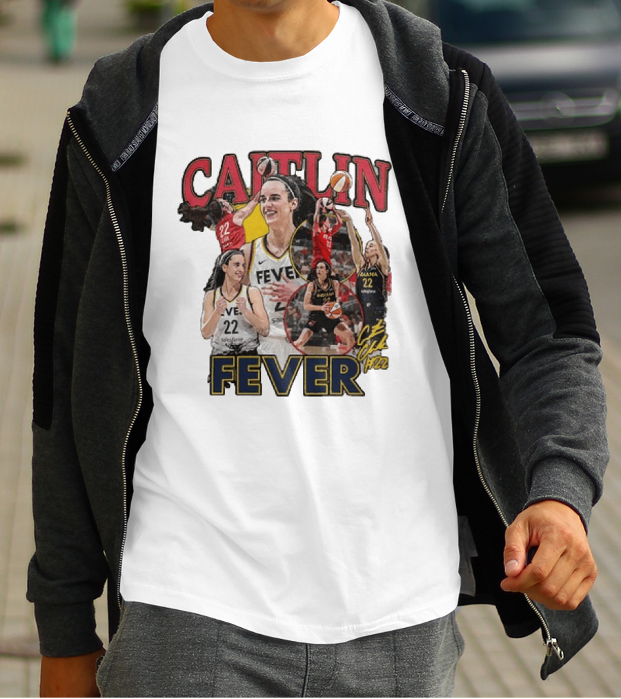 Caitlin Clark 22 Indiana Fever WNBPA T-Shirt