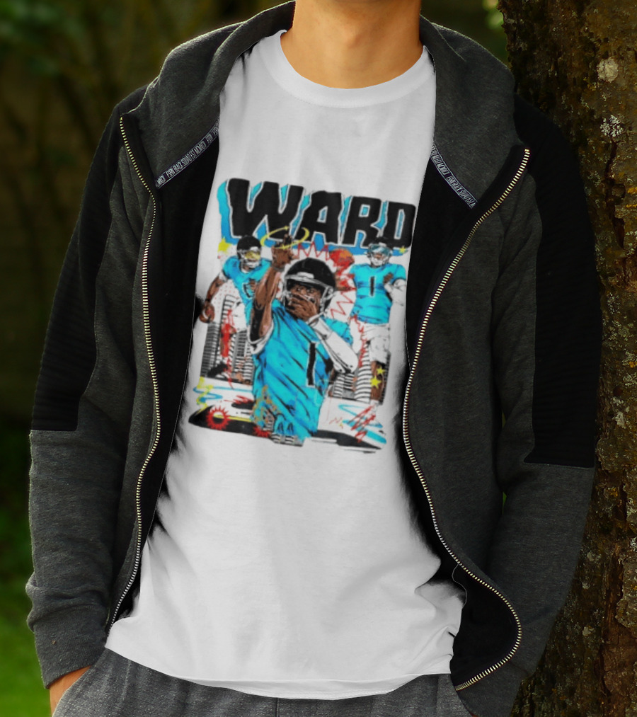 Tennessee Titans Ward Player Cartoon Comic T-Shirt