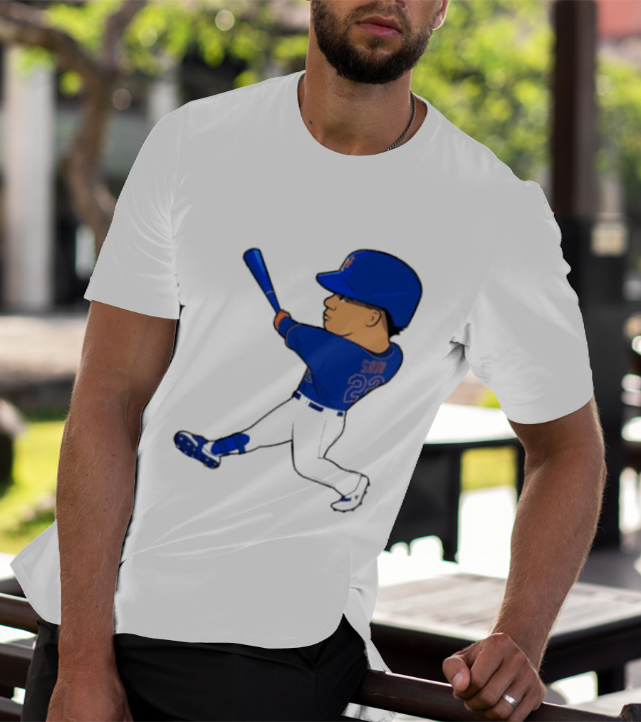 Juan Soto 22 Mets Baseball Swing LGM T-Shirt