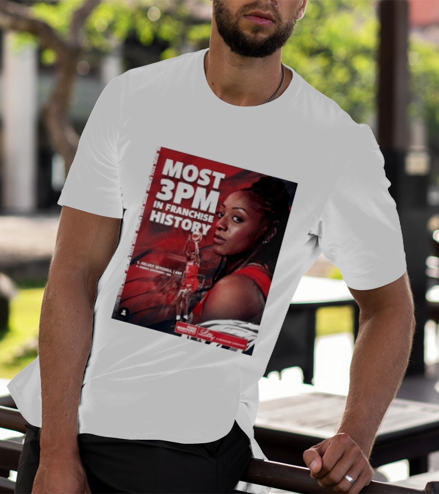 Kelsey Mitchell Most 3PM In Franchise History Indiana Fever T-Shirt