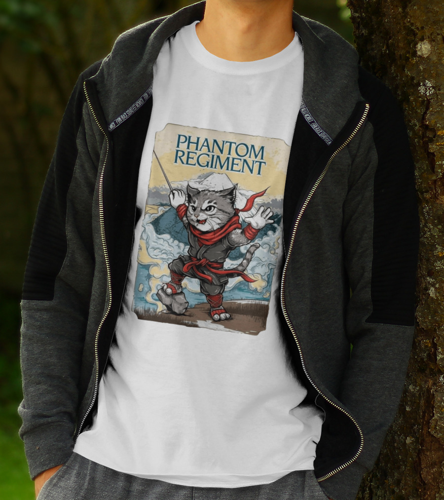 Original Phantom Regiment Conductor Cat Ninja T-Shirt