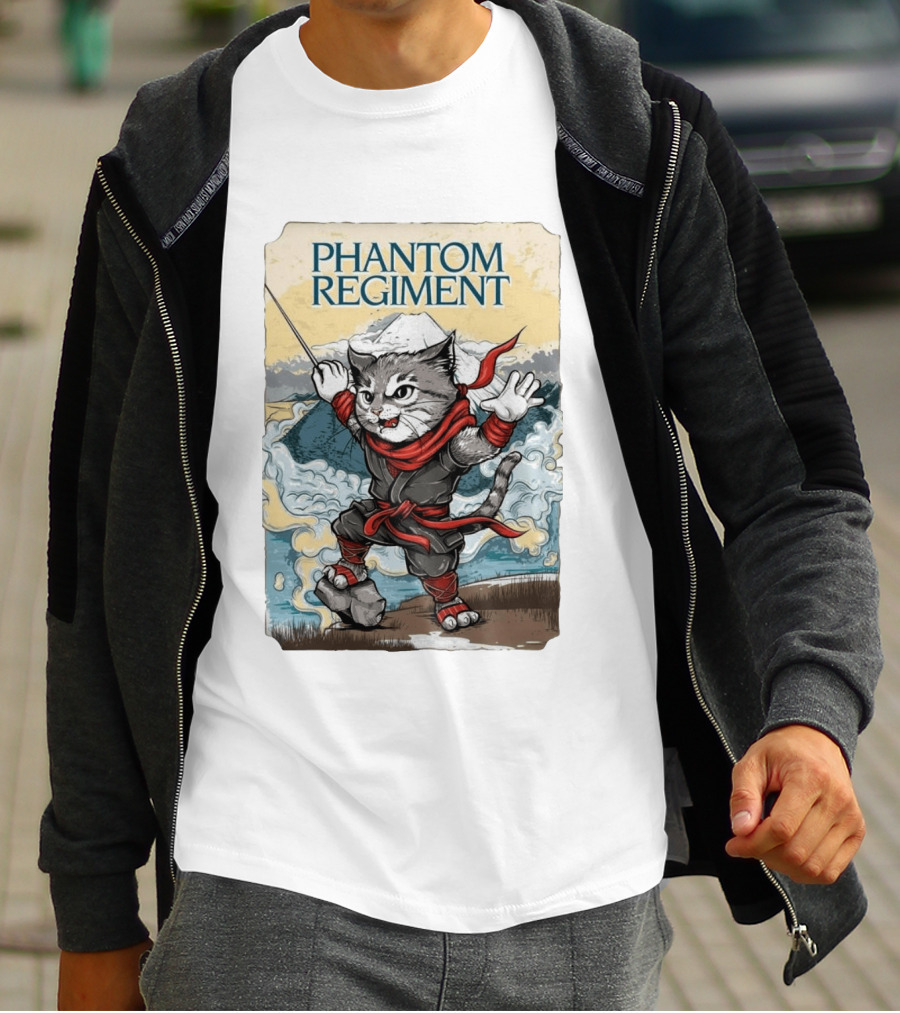 Original Phantom Regiment Conductor Cat Ninja T-Shirt
