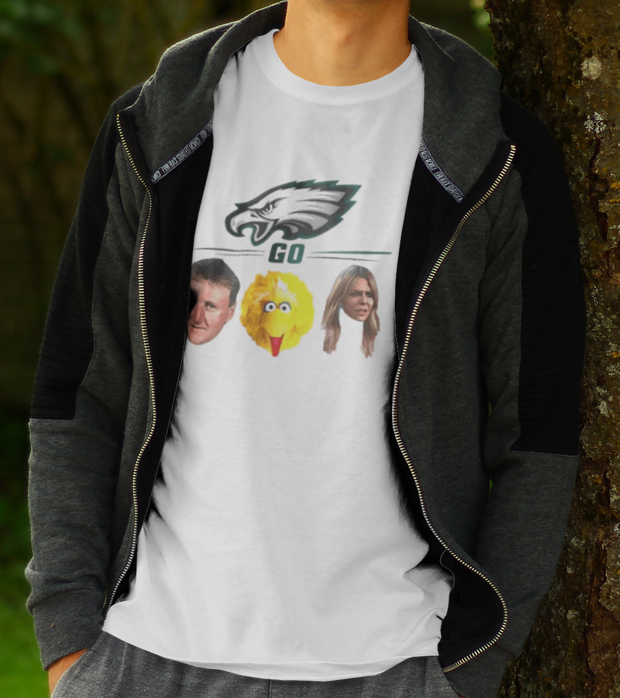 Philadelphia Eagles Go Birds Larry Bird Big Bird The Bird T-Shirt