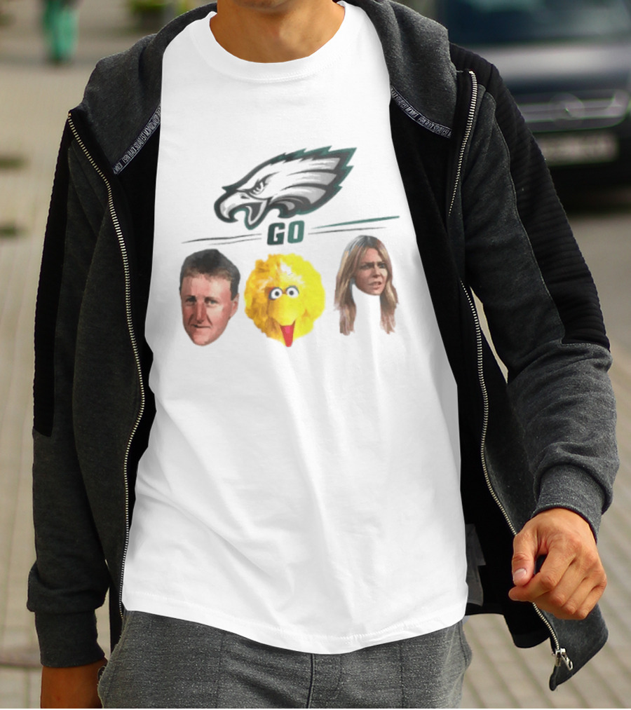 Philadelphia Eagles Go Birds Larry Bird Big Bird The Bird T-Shirt