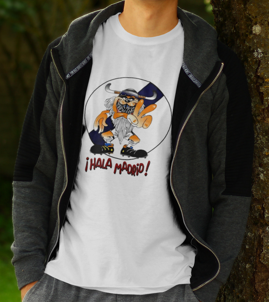 Viking Hala Madrid Real Madrid Club De Futbol Fan T-Shirt