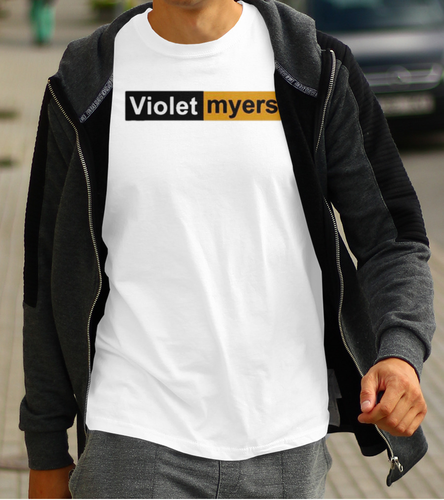 Violet Myers Black And Orange T-Shirt