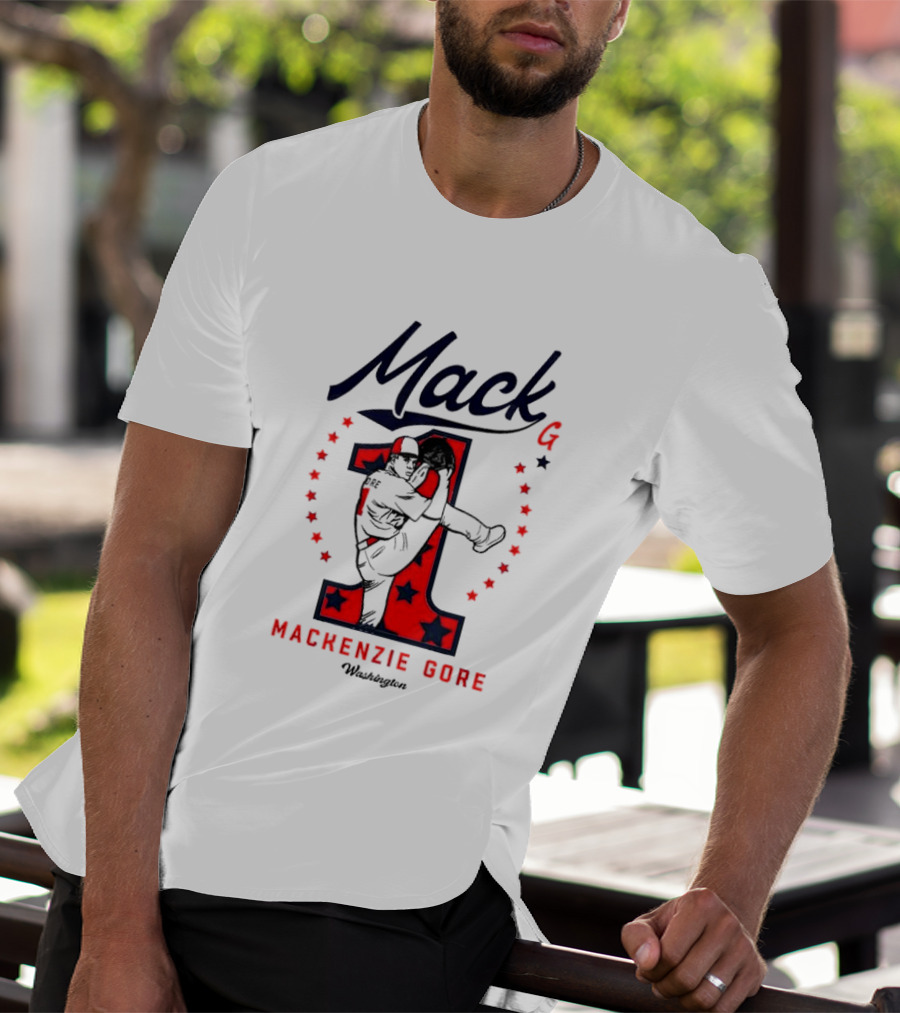 Mack G Washington Nationals Mackenzie Gore Baseball Stars T-Shirt
