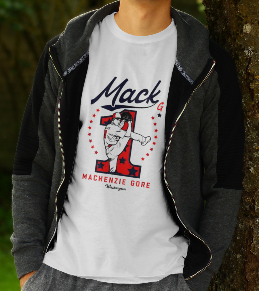 Mack G Washington Nationals Mackenzie Gore Baseball Stars T-Shirt