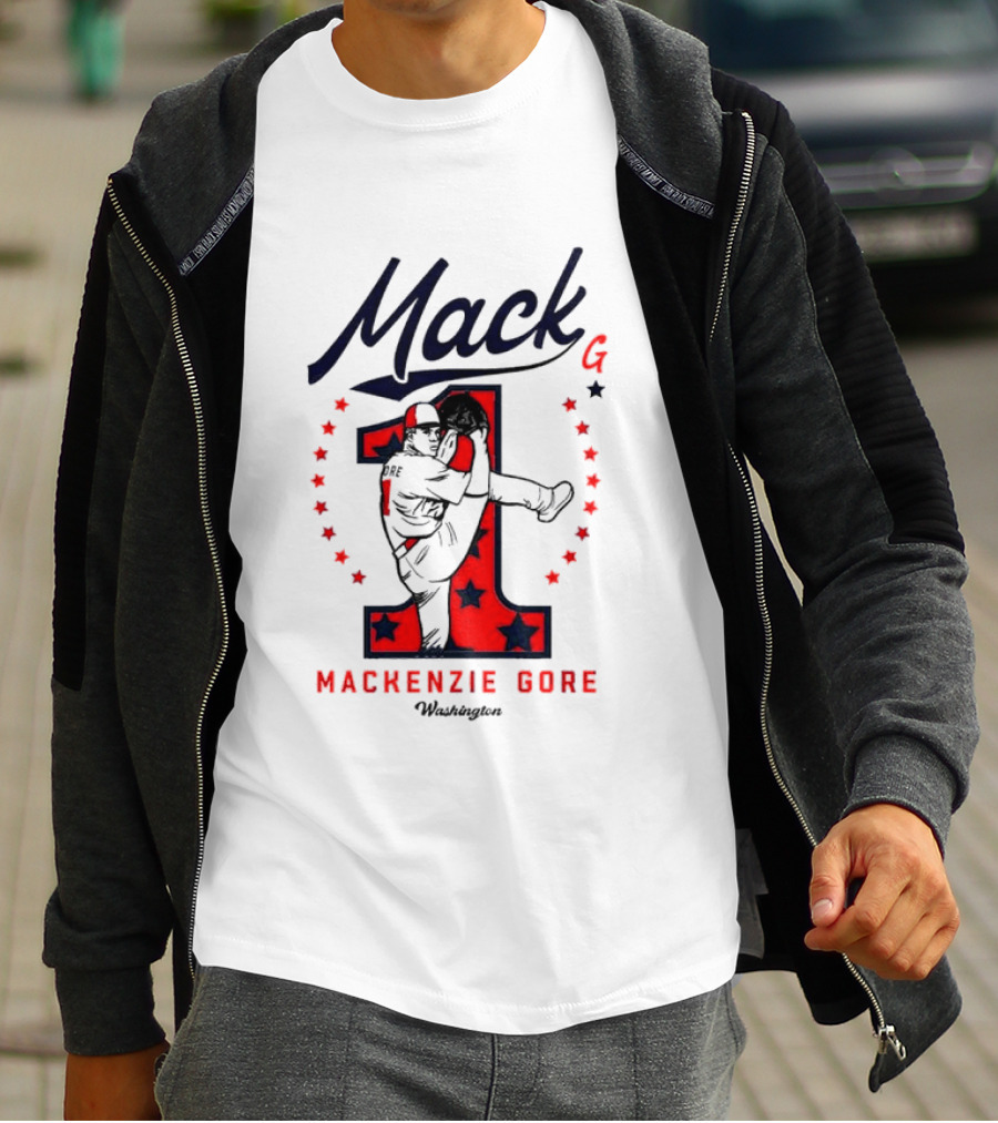 Mack G Washington Nationals Mackenzie Gore Baseball Stars T-Shirt