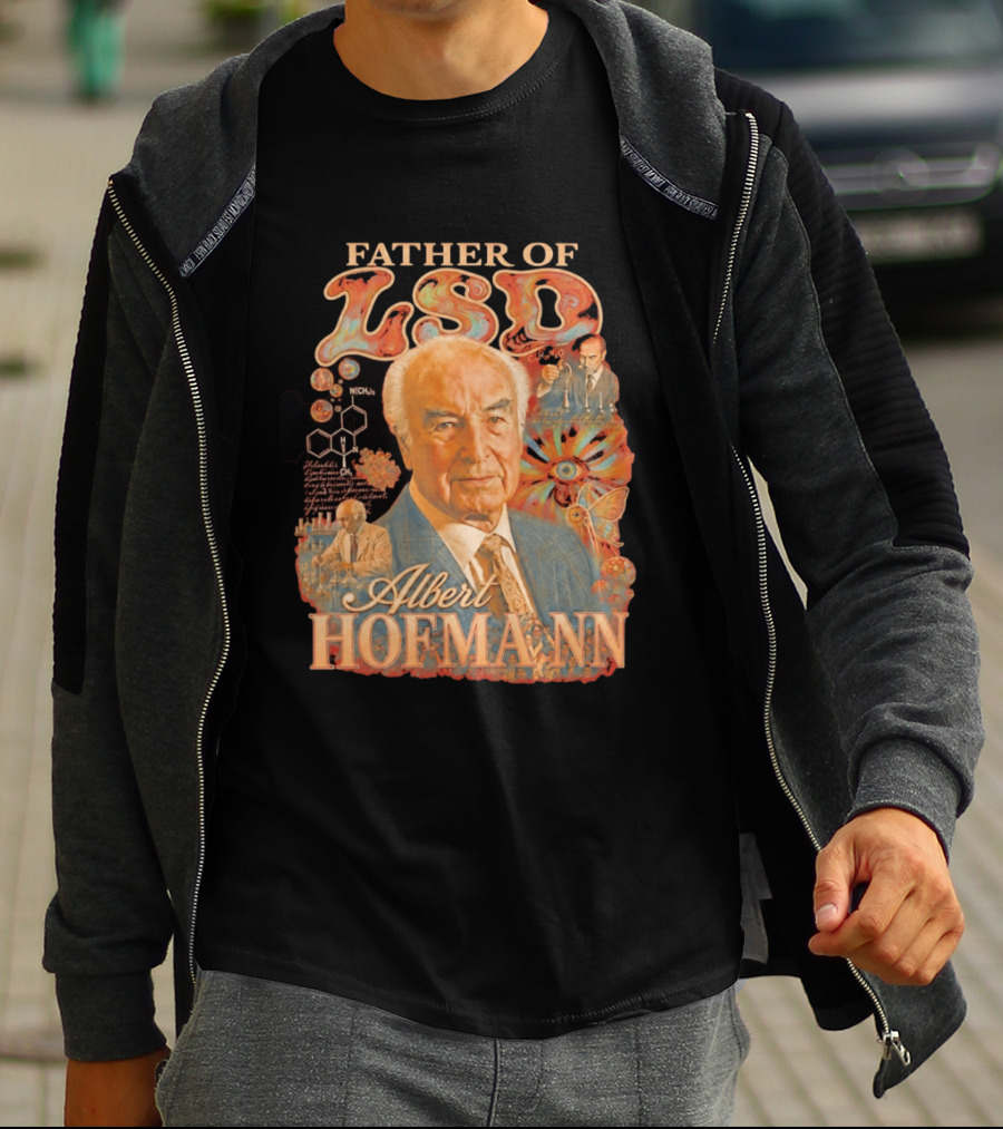 Father Of LSD Albert Hofmann Psychedelic T-Shirt
