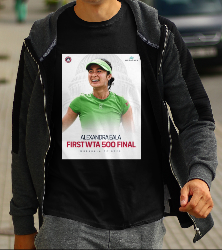 Alexandra Eala First WTA 500 Final Mubadala DC Open Capitol Building T-Shirt