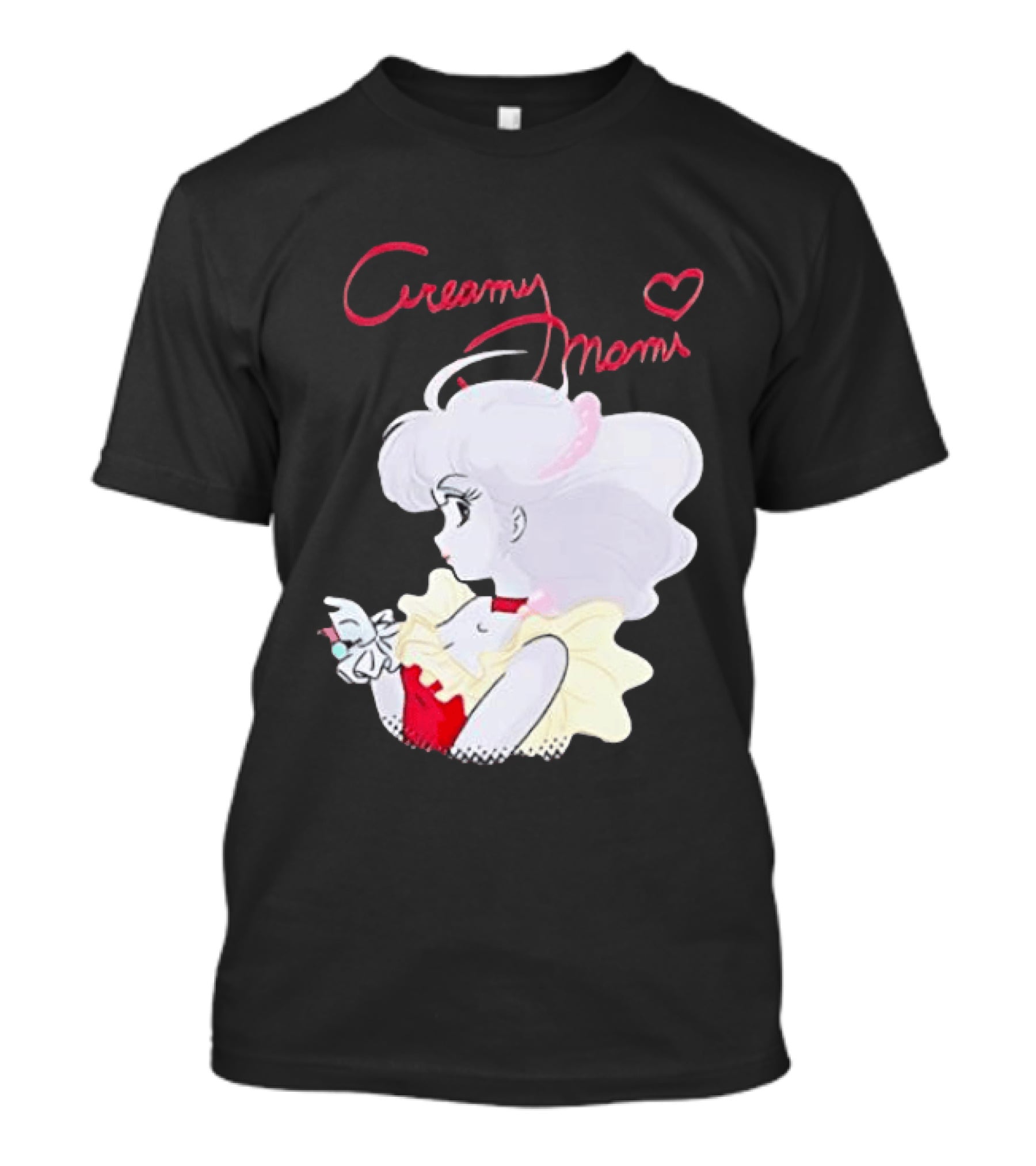 Magical Angel Creamy Mami Anime Character With Heart And Butterfly T-Shirt