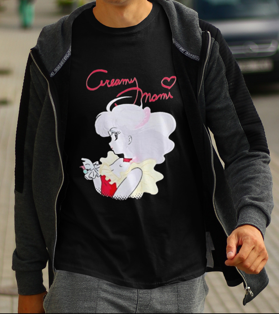 Magical Angel Creamy Mami Anime Character With Heart And Butterfly T-Shirt