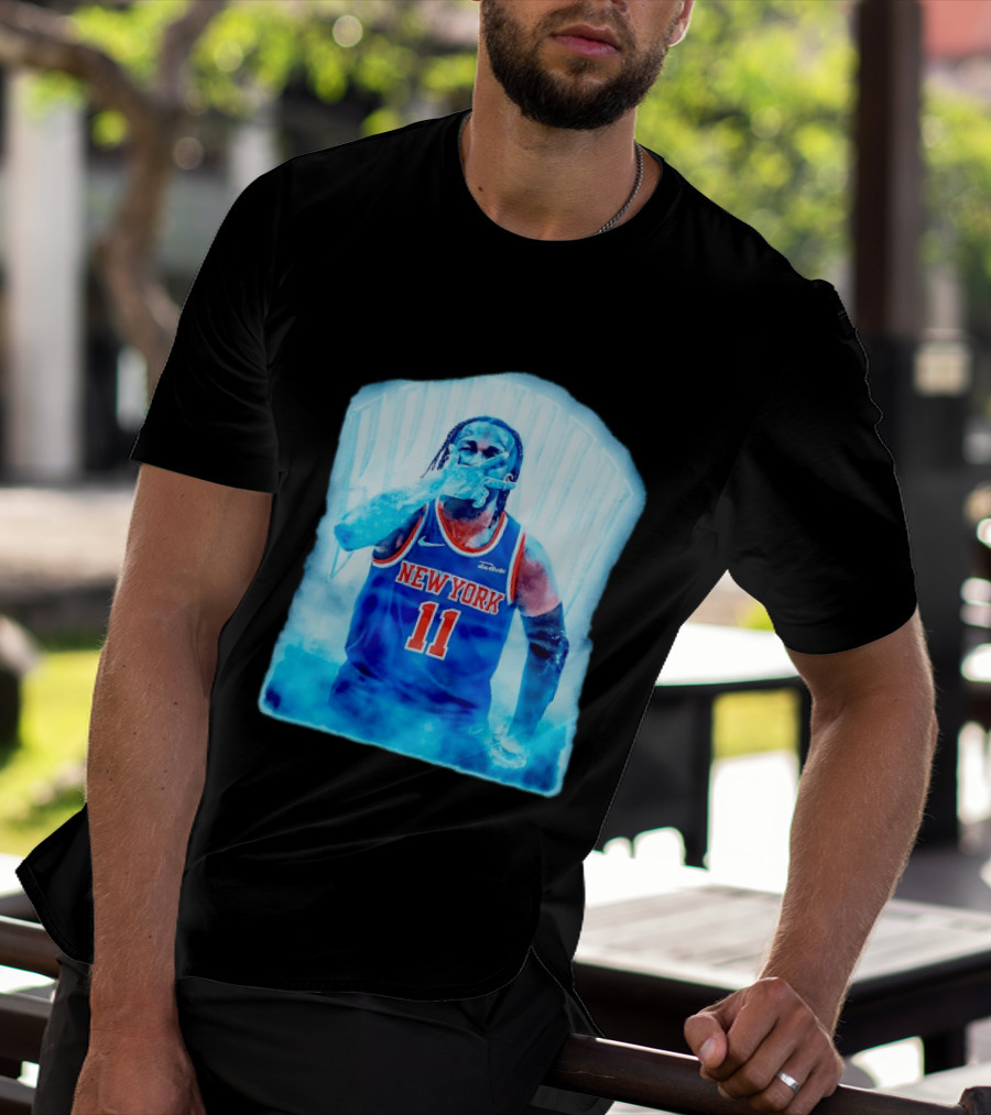 Jalen Brunson New York Knicks Number 11 NBA Basketball Player T-Shirt
