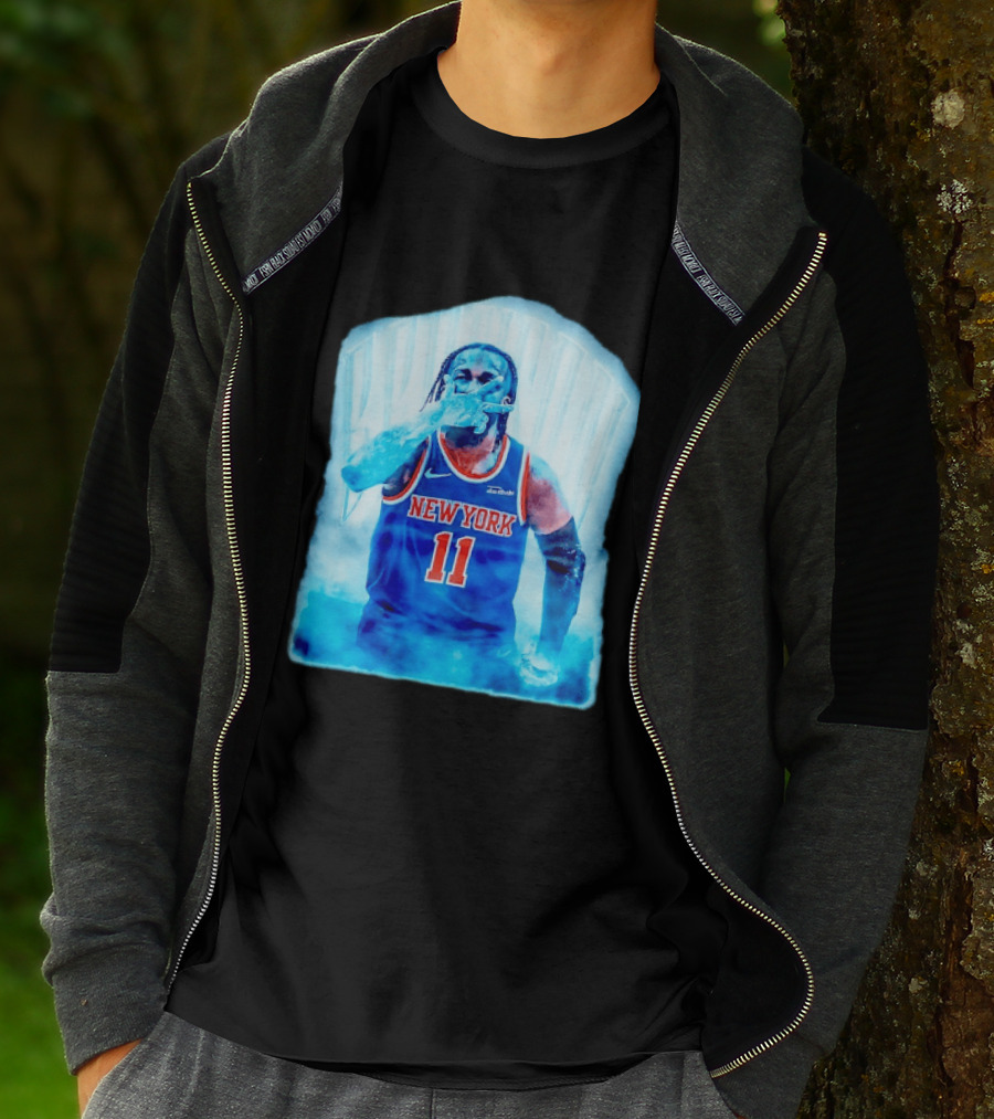 Jalen Brunson New York Knicks Number 11 NBA Basketball Player T-Shirt