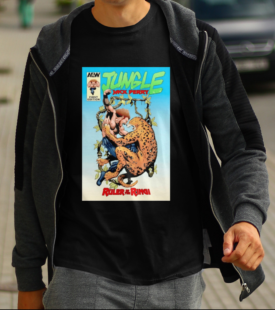 AEW Jungle Jack Perry First Edition Ruler Of The Ring T-Shirt