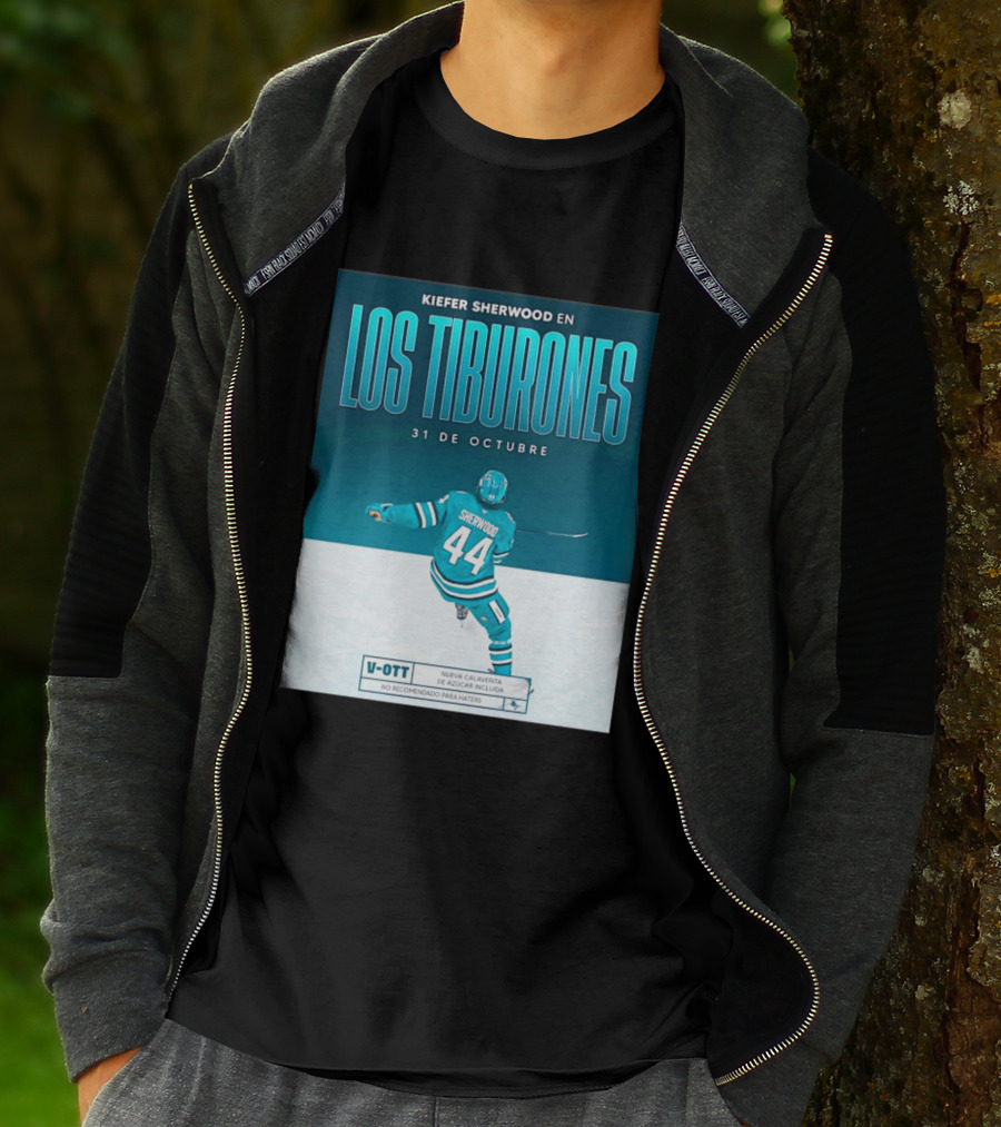 Kiefer Sherwood En Los Tiburones 31 De Octubre V OTT Nueva Calaverita De Azúcar Incluida T-Shirt