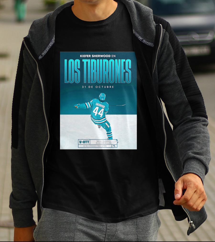 Kiefer Sherwood En Los Tiburones 31 De Octubre V OTT Nueva Calaverita De Azúcar Incluida T-Shirt