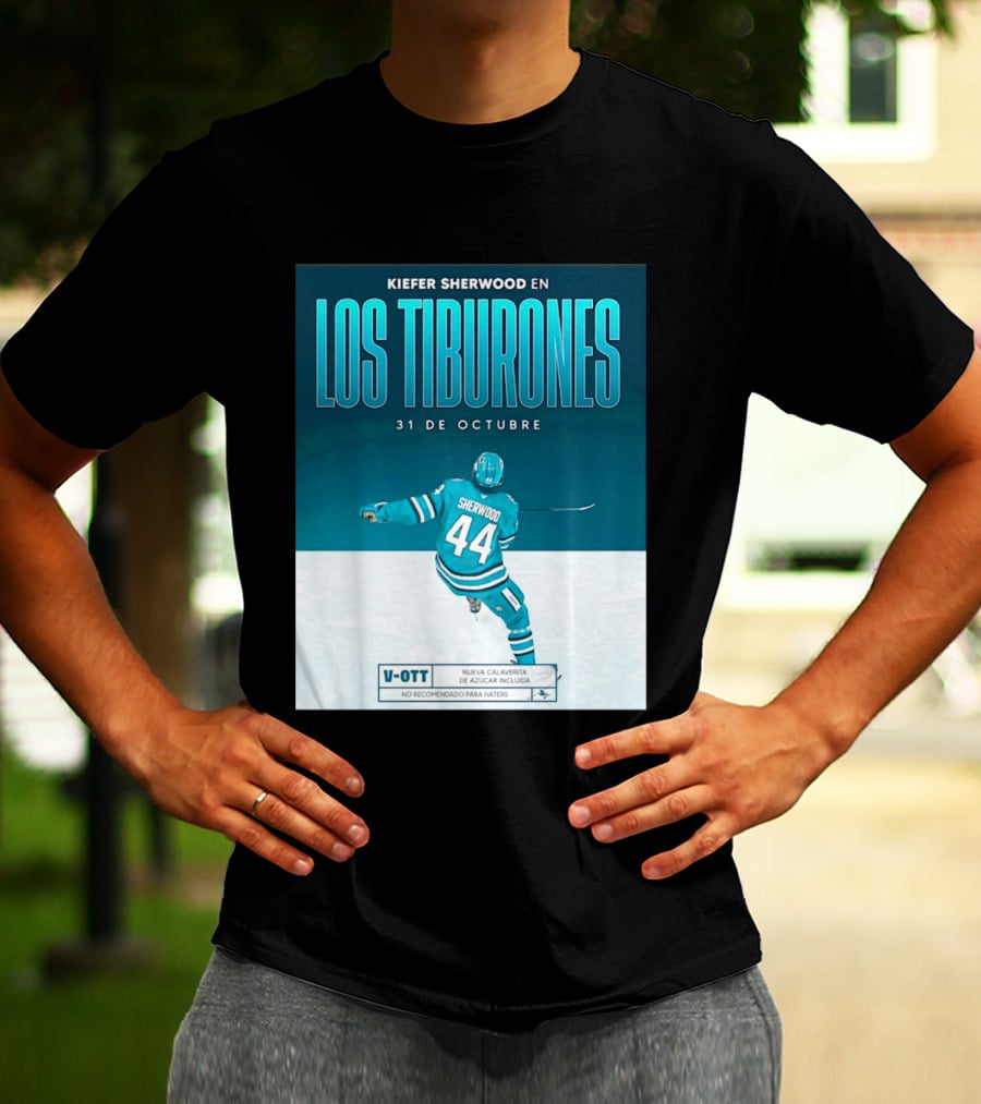 Kiefer Sherwood En Los Tiburones 31 De Octubre V OTT Nueva Calaverita De Azúcar Incluida T-Shirt