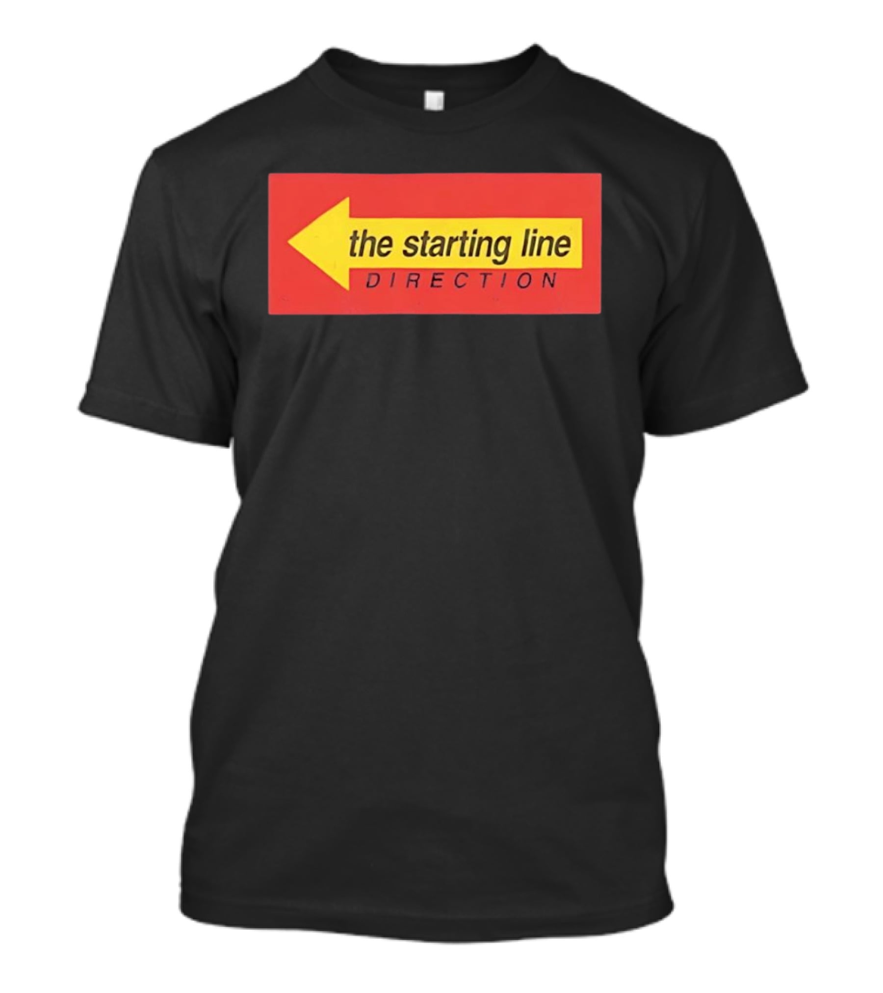 The Starting Line Direction Pop Punk Band Yellow Arrow T-Shirt
