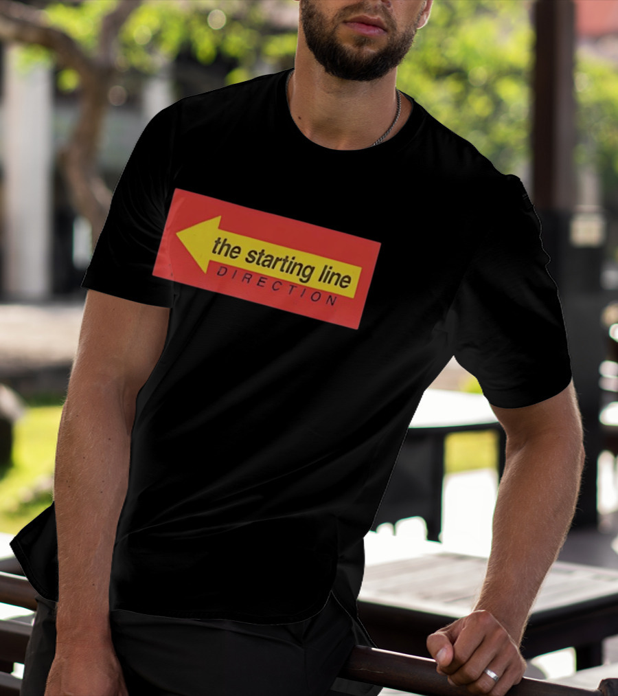 The Starting Line Direction Pop Punk Band Yellow Arrow T-Shirt