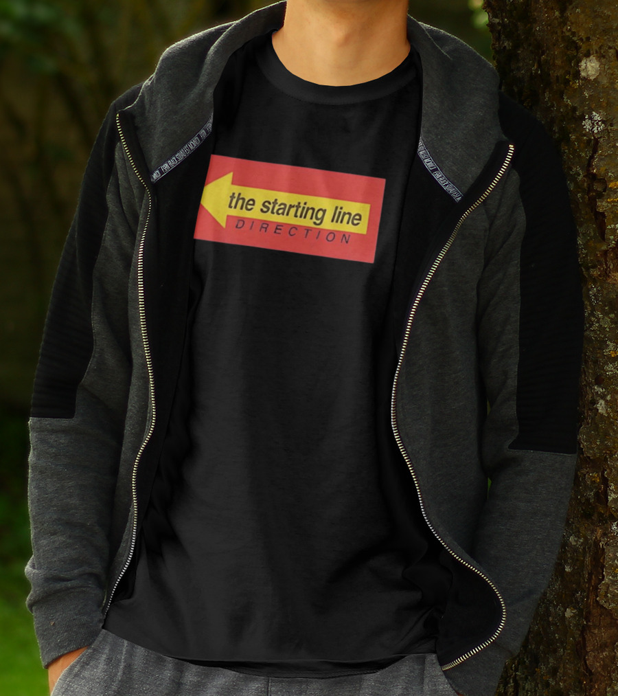 The Starting Line Direction Pop Punk Band Yellow Arrow T-Shirt