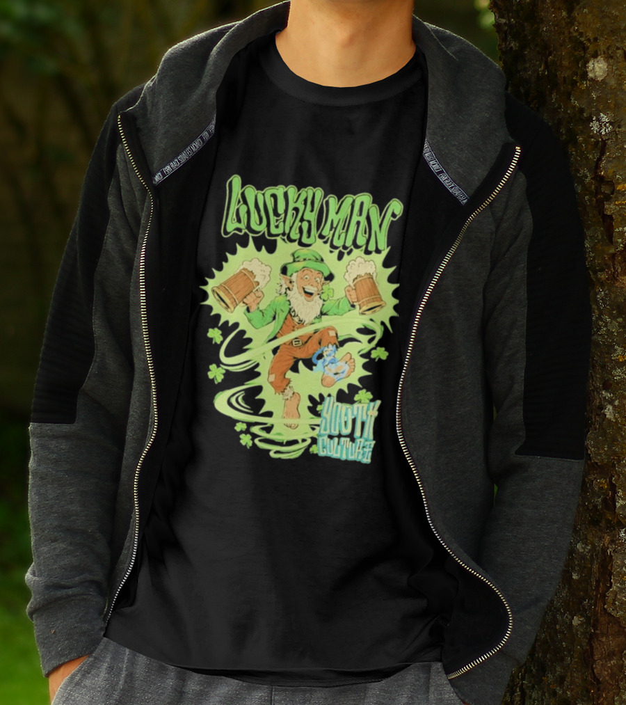 Lucky Man Leprechaun Youth Culture More Than Movement St Patricks Day T-Shirt