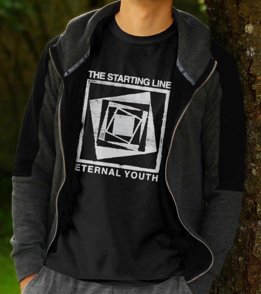 The Starting Line Eternal Youth Pop Punk Spiral Squares T-Shirt