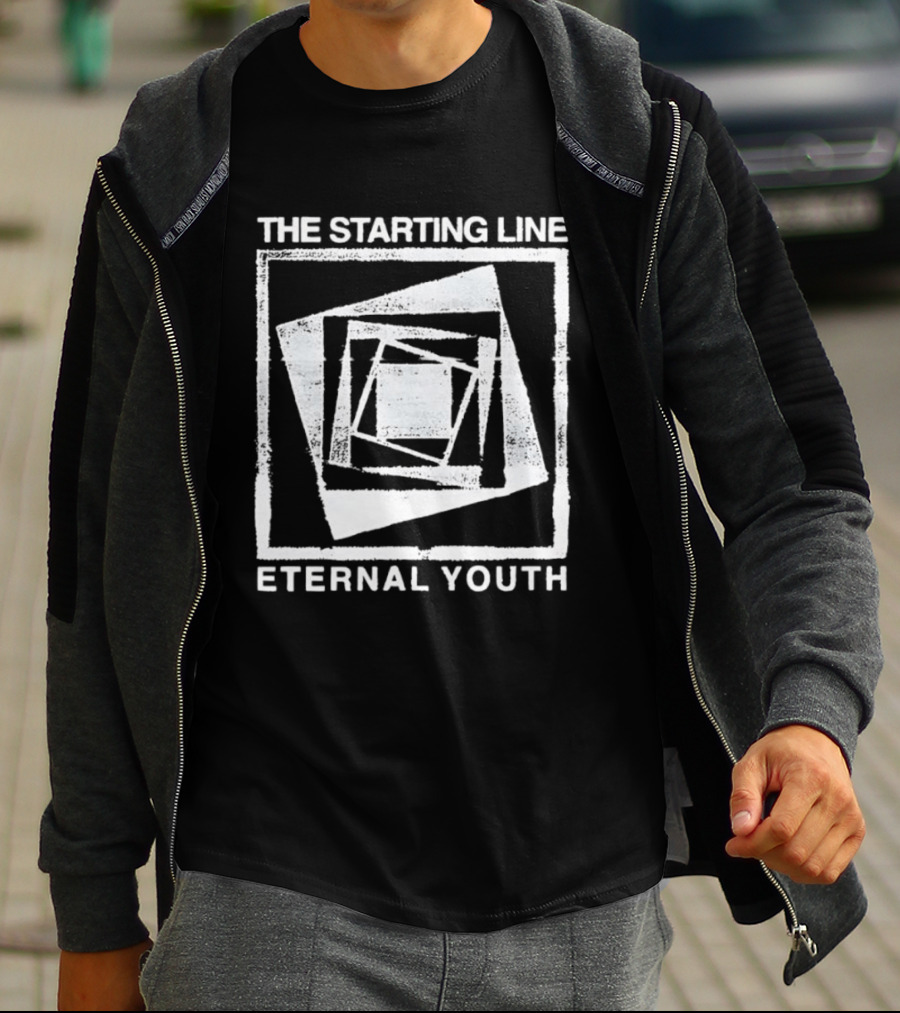 The Starting Line Eternal Youth Pop Punk Spiral Squares T-Shirt