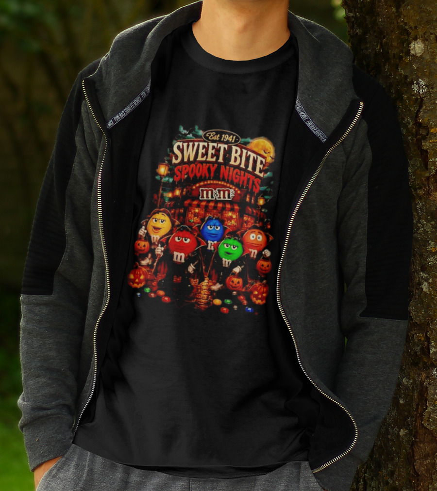 Est 1941 M&M's Sweet Bite Spooky Nights Halloween T-Shirt