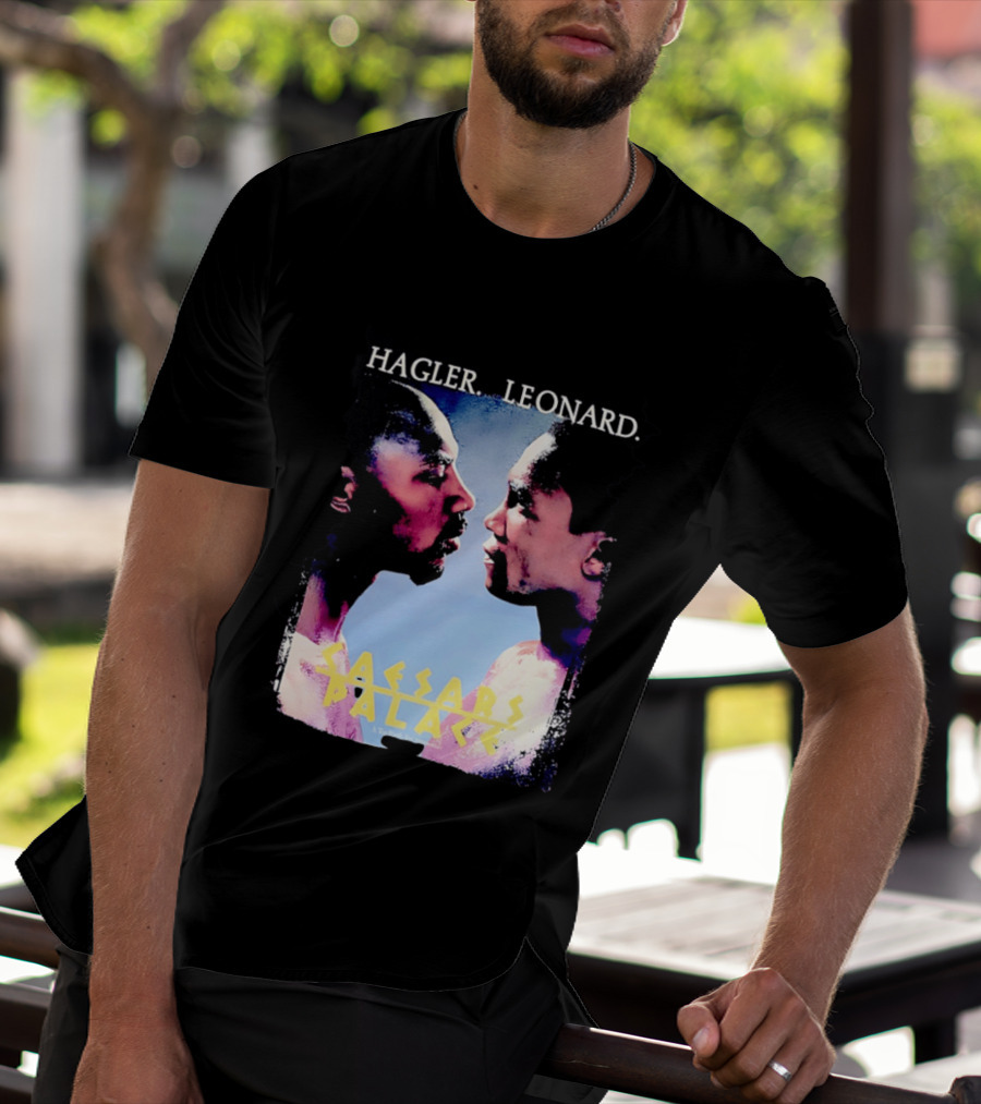 Hagler Leonard Caesars Palace Boxing Match Showdown T-Shirt