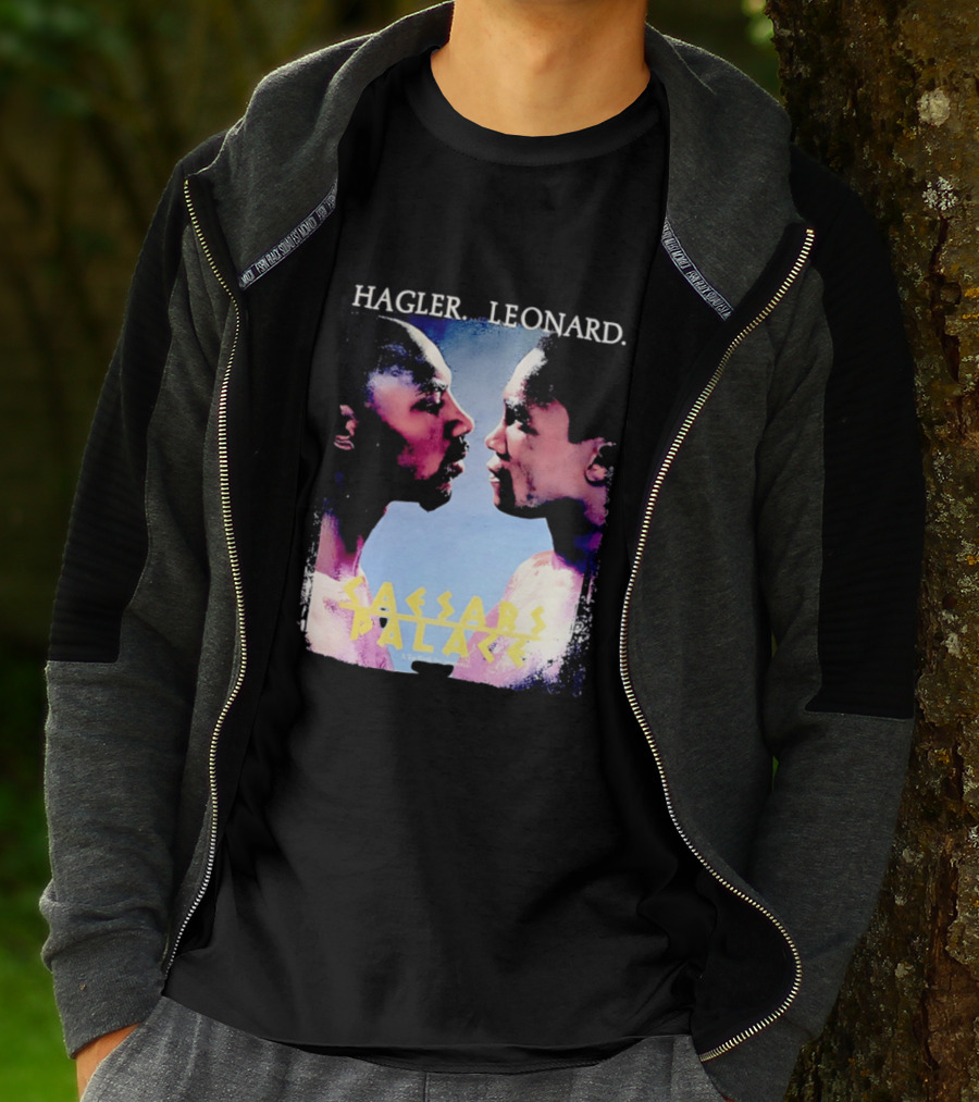 Hagler Leonard Caesars Palace Boxing Match Showdown T-Shirt