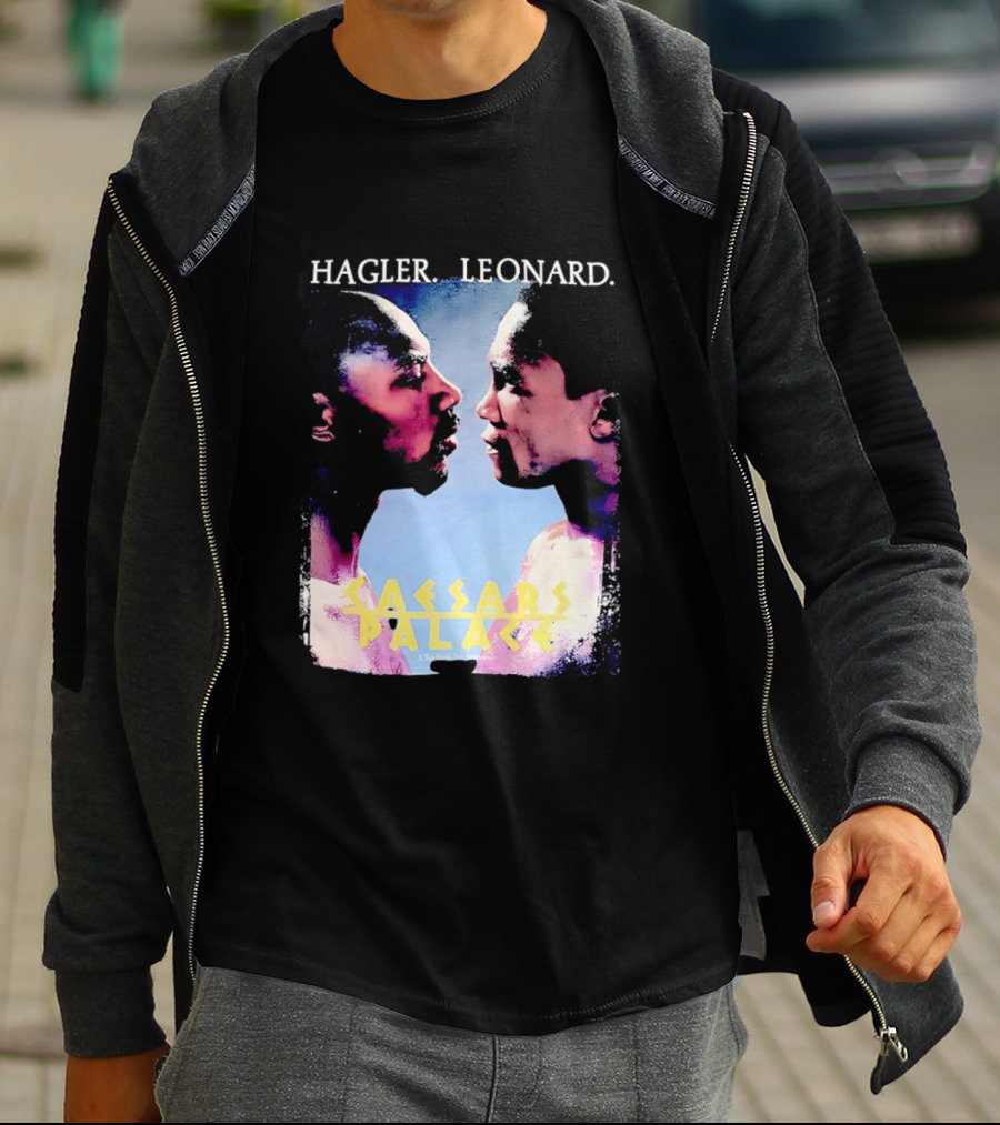 Hagler Leonard Caesars Palace Boxing Match Showdown T-Shirt