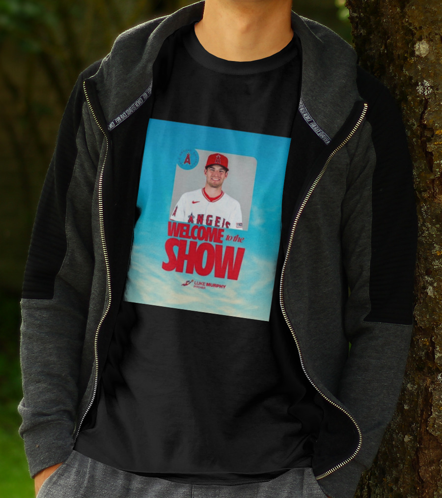 Welcome To The Show Luke Murphy Angels Pitcher T-Shirt