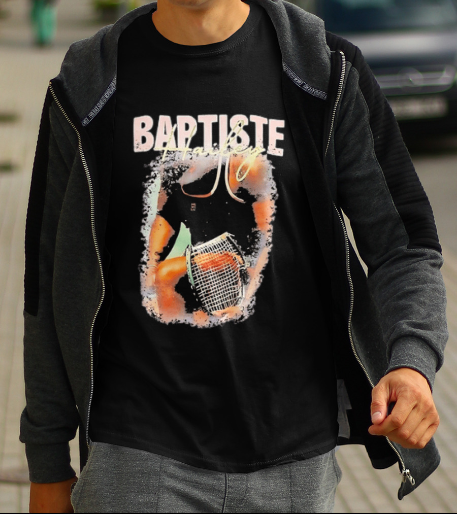 Baptiste Hailey Tennis Player With Racket T-Shirt