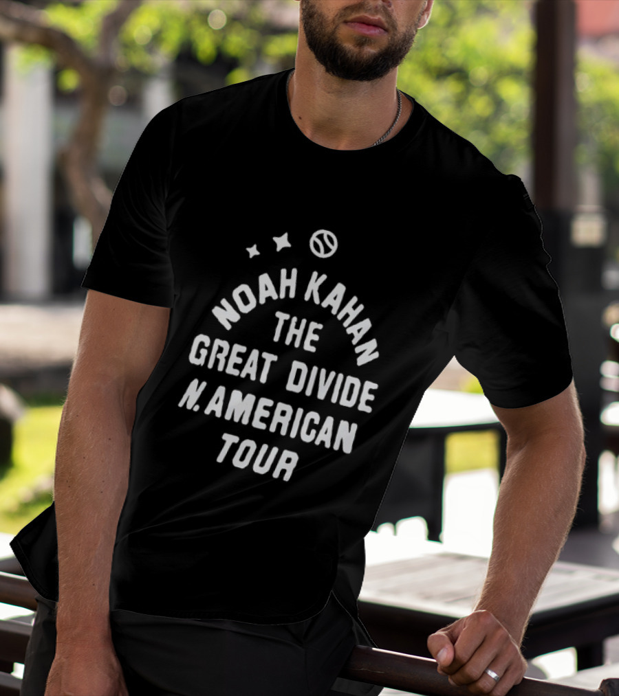 Noah Kahan The Great Divide North American Tour Stars T-Shirt