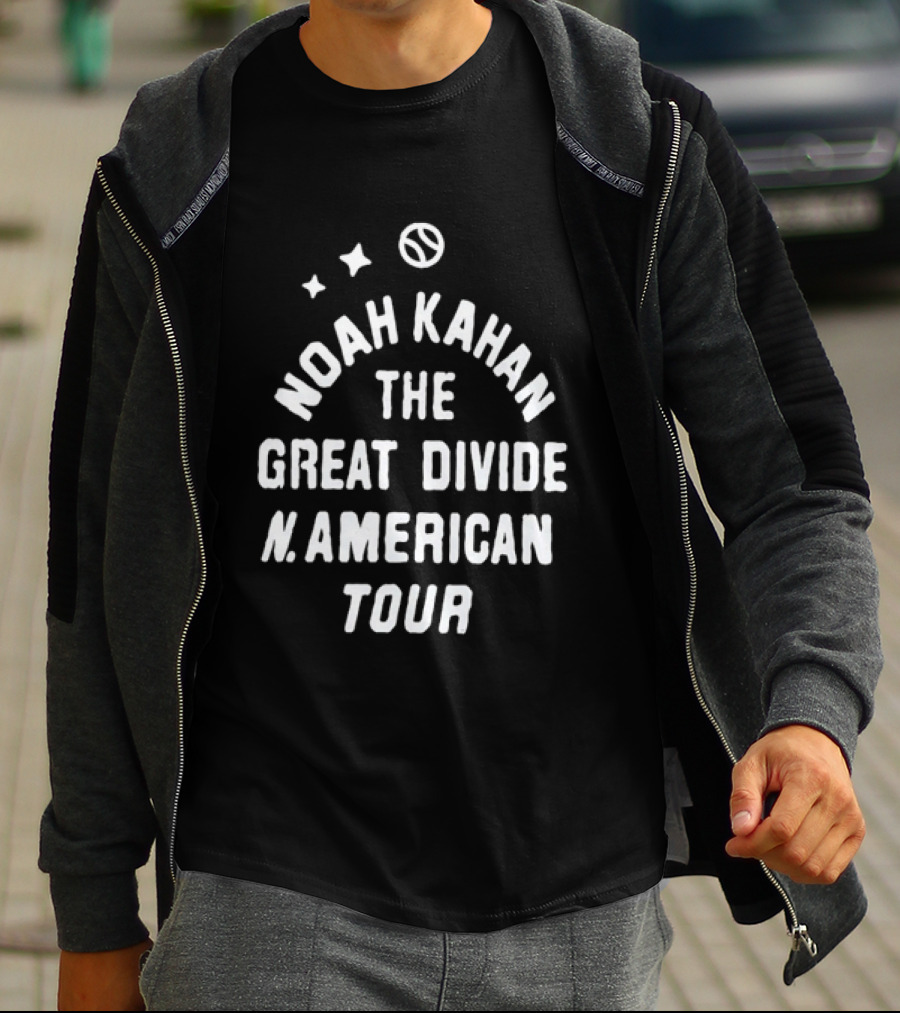 Noah Kahan The Great Divide North American Tour Stars T-Shirt