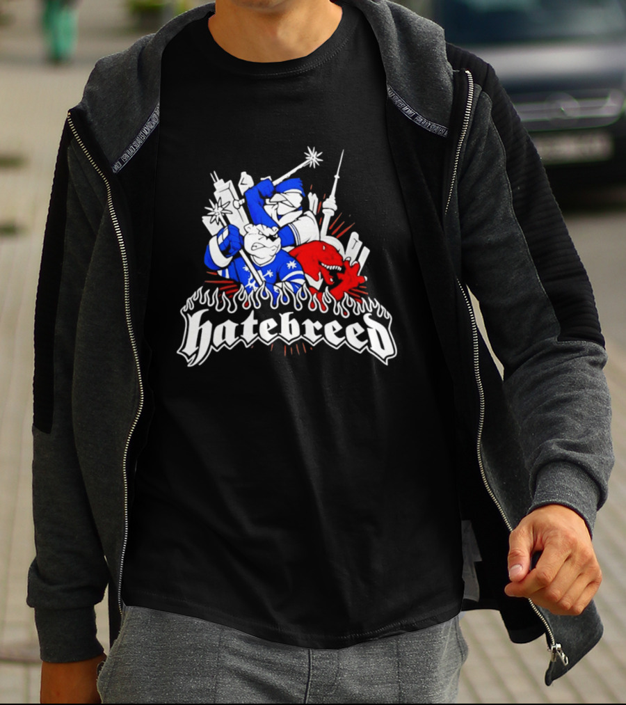 Hatebreed Toronto Maple Leafs Raptors CN Tower Hardcore Mashup T-Shirt
