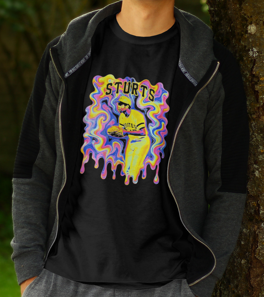 Sturts Willie Stargell Pittsburgh Pirates Psychedelic T-Shirt