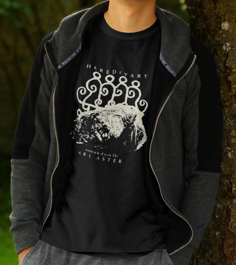 Hereditary Written And Directed By Ari Aster Spiral T-Shirt