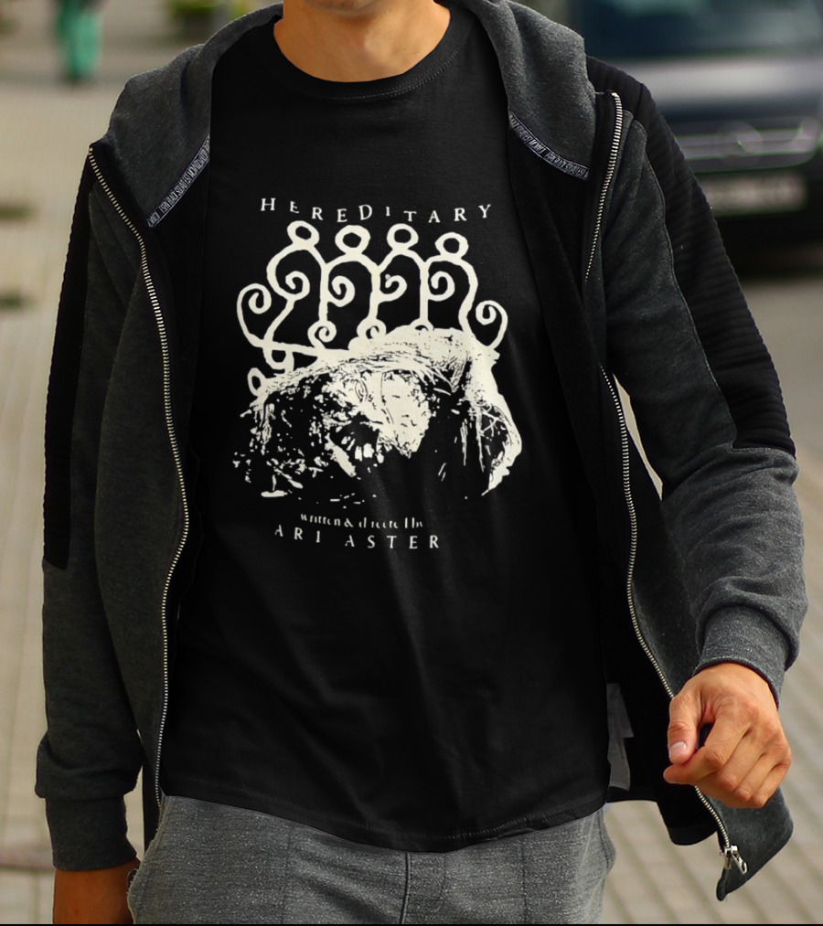 Hereditary Written And Directed By Ari Aster Spiral T-Shirt