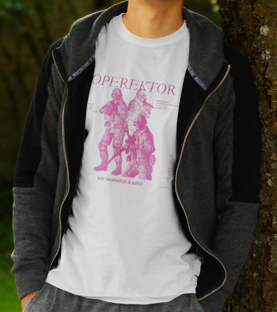 Operektor War Aesthetics Tactical Editor Time Signature Authored Narratives T-Shirt