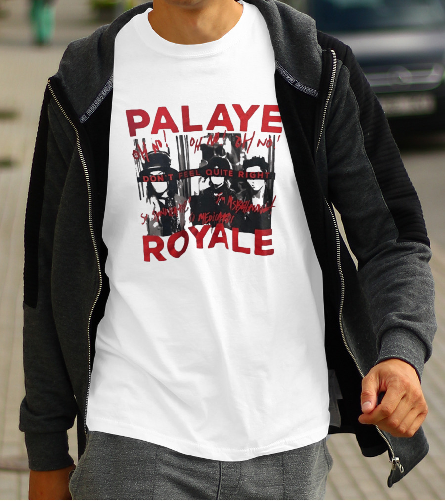 Palaye Royale Don't Feel Quite Right Oh No So Unsatisfied Misunderstood Mediocre T-Shirt