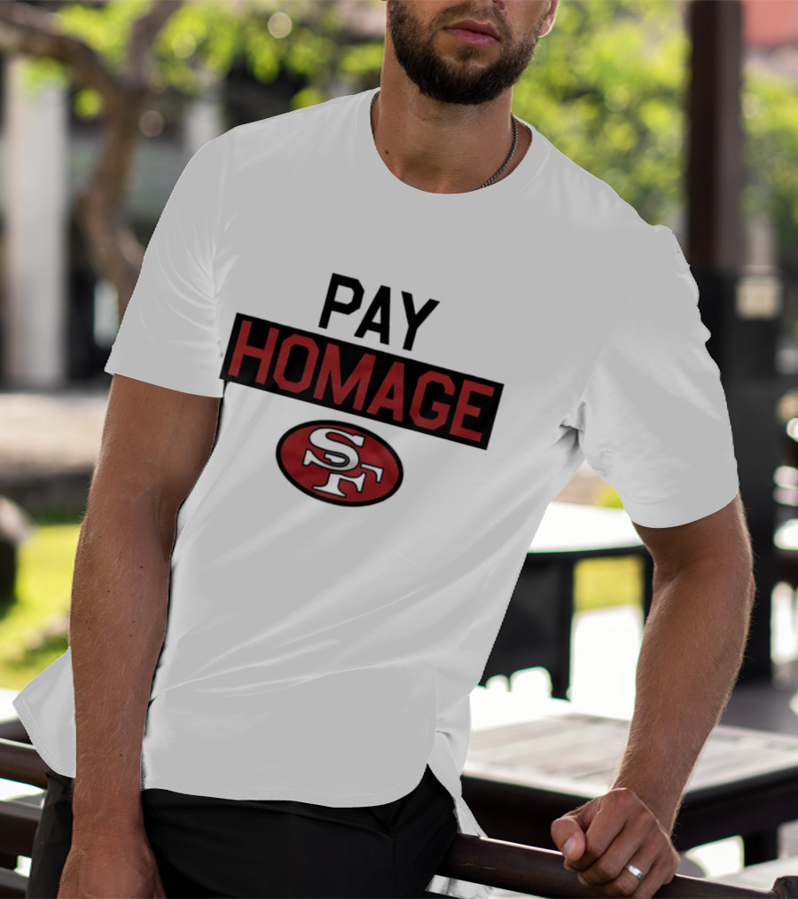 San Francisco 49ers Pay Homage SF Football T-Shirt
