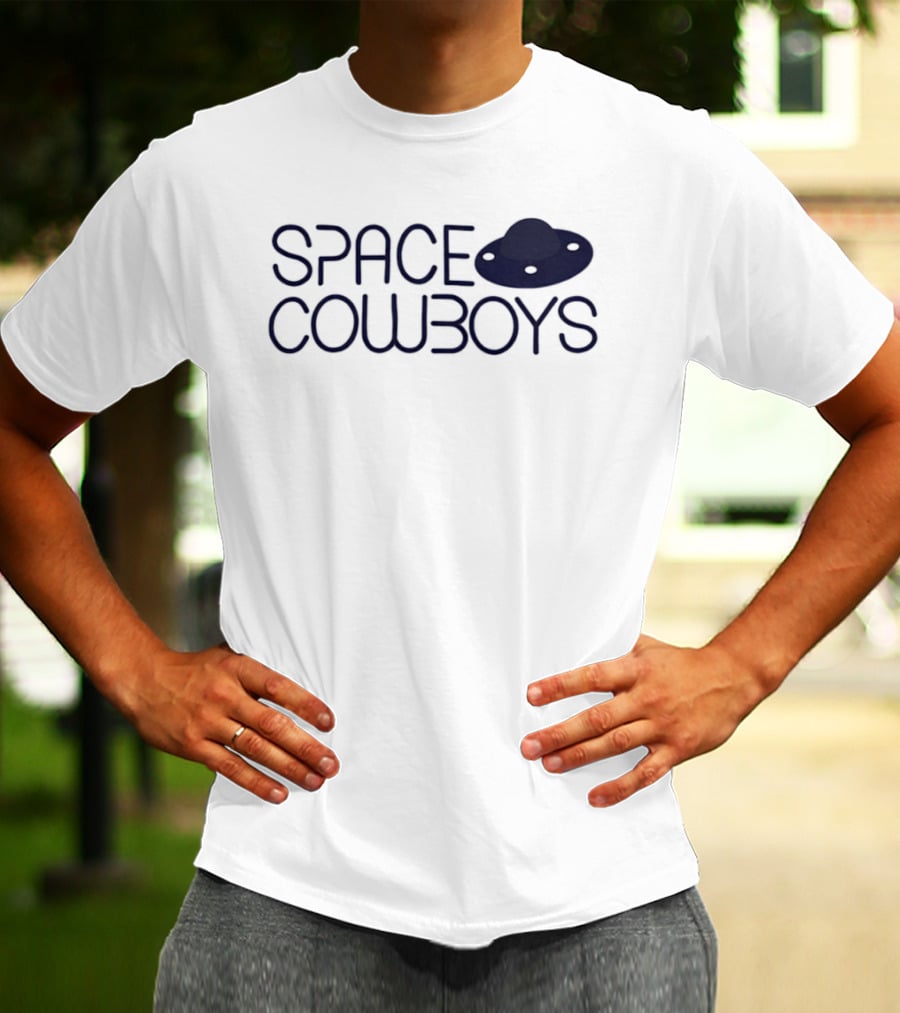 Space Cowboys UFO Sci Fi Cowboy Fusion T-Shirt