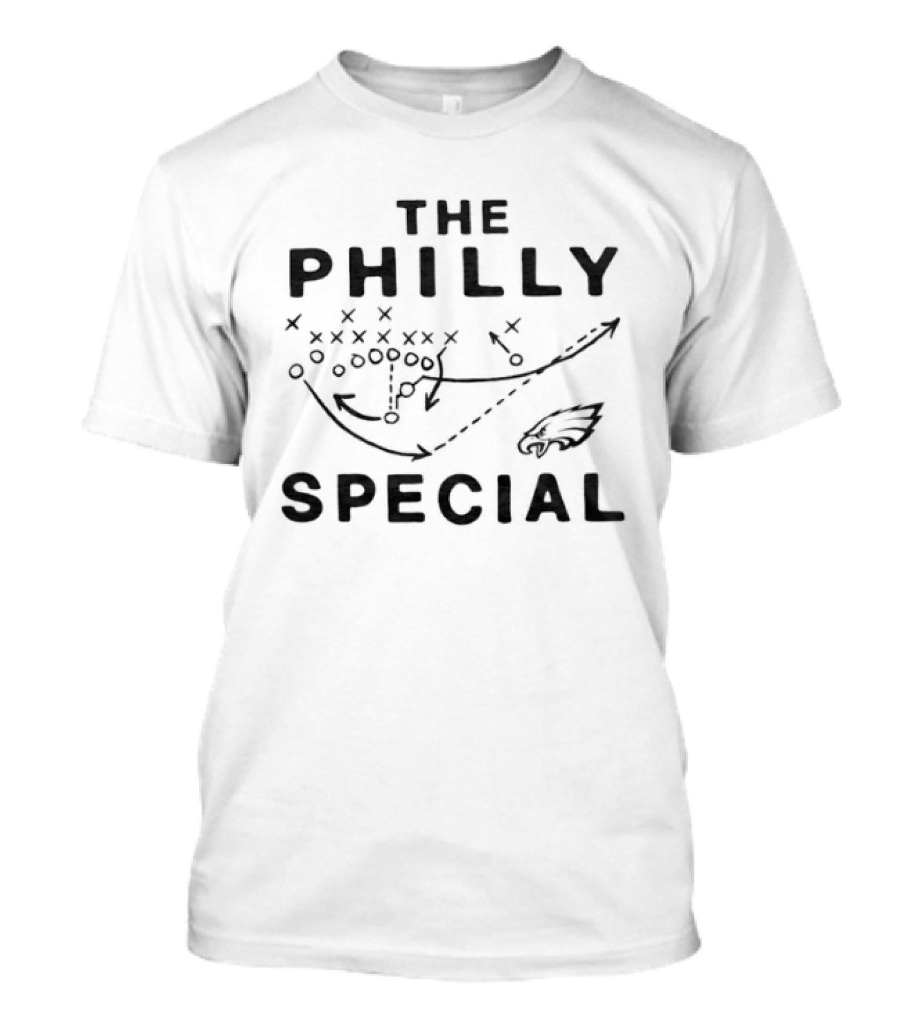 The Philly Special Philadelphia Eagles Iconic Football Play Diagram T-Shirt