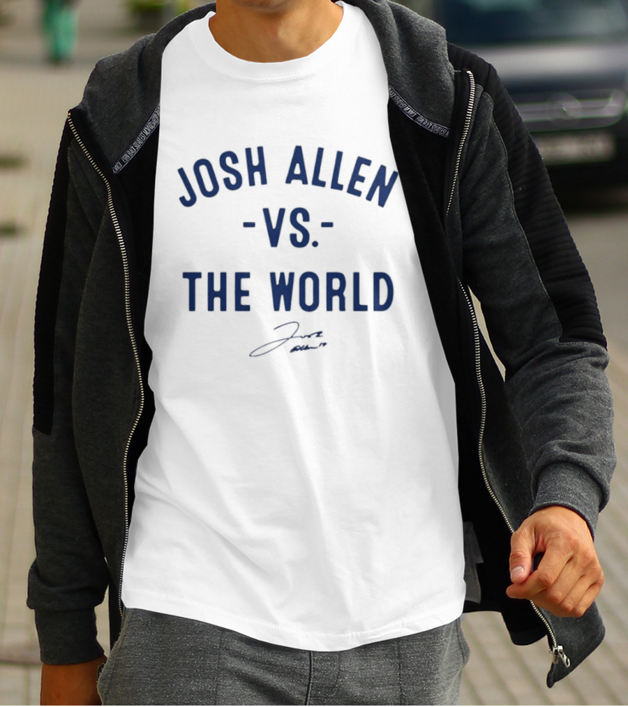 Josh Allen Vs The World Buffalo Bills Signature T-Shirt