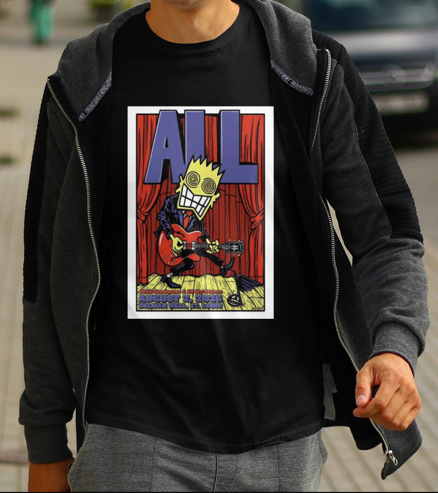 ALL Band August 21 2026 Delmar Hall St Louis With Snodgrass And All My Senses T-Shirt