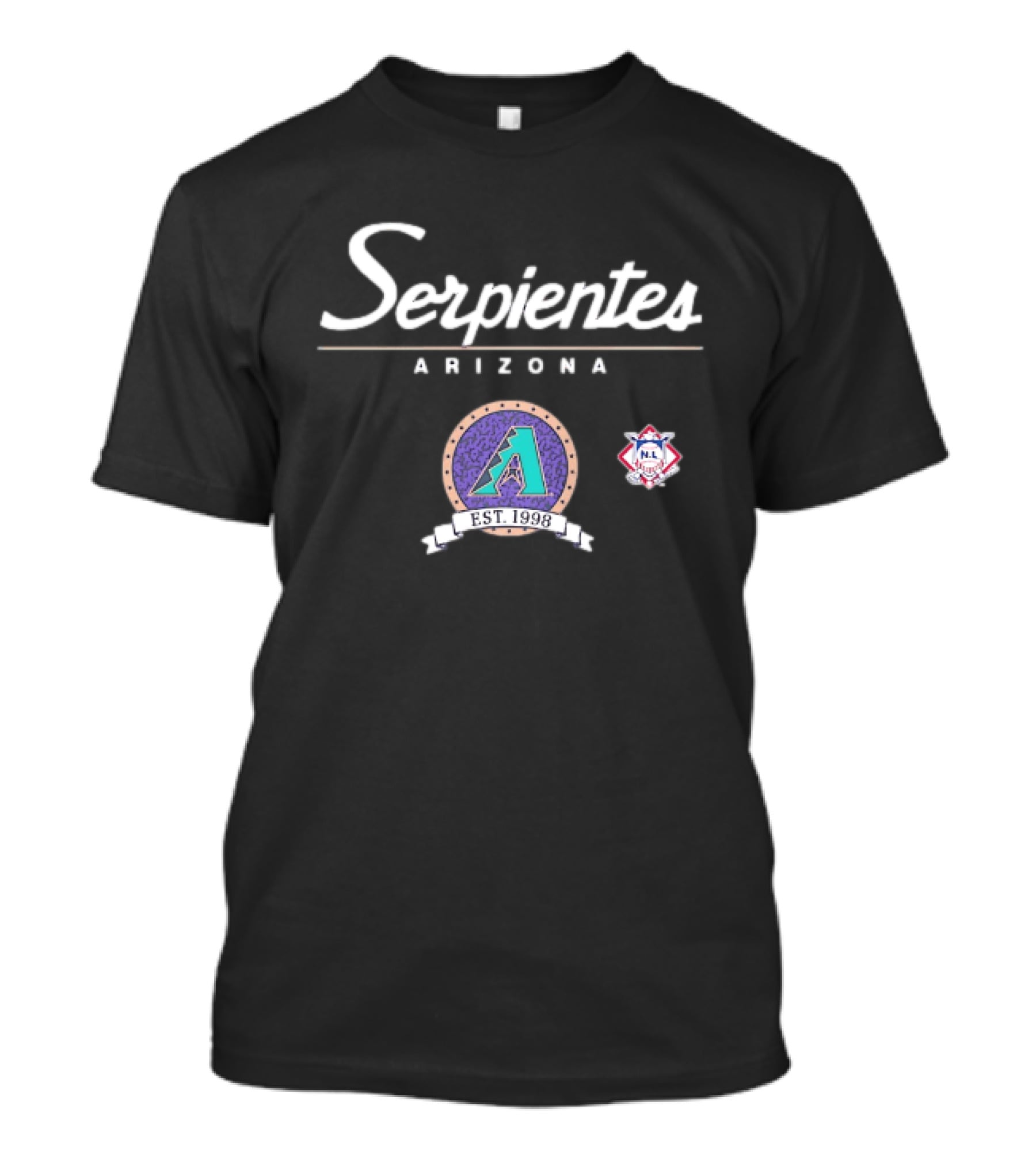 Arizona Serpientes Diamondbacks Est 1998 MLB Baseball NL T-Shirt
