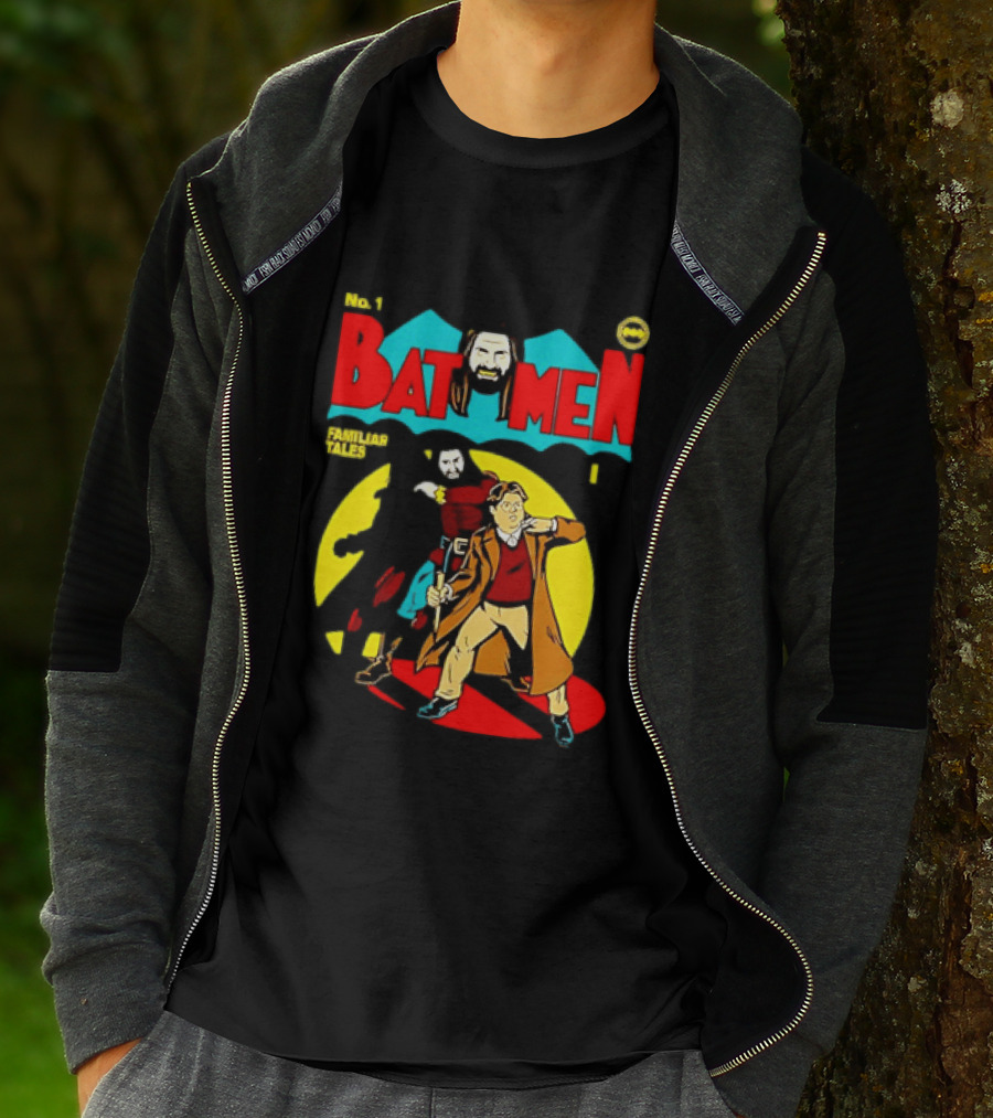 No 1 Bat Men Familiar Tales What We Do In The Shadows T-Shirt